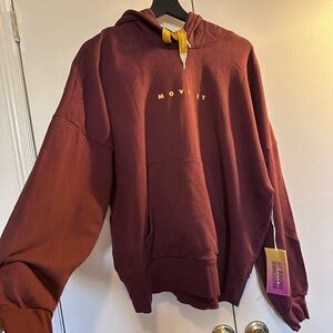 MOTHER Burgundy hoodie